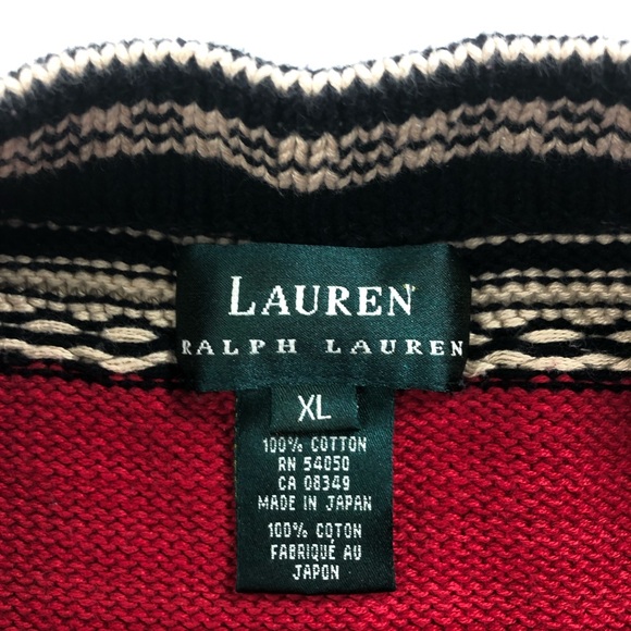 Lauren Ralph Lauren heavy cotton sweater. XL - Picture 3 of 6
